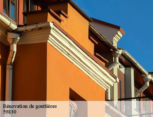 Rénovation de gouttières cobrieux-59830 JH Couverture