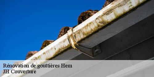 Rénovation de gouttières  hem-59510 JH Couverture