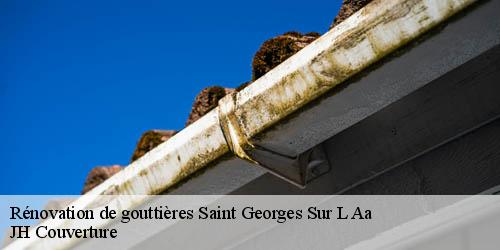 Rénovation de gouttières  saint-georges-sur-l-aa-59820 JH Couverture