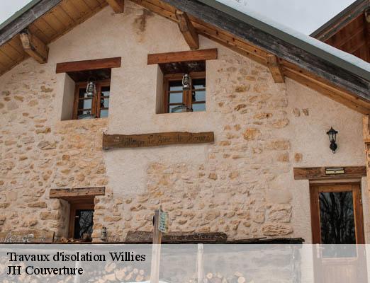 Travaux d'isolation  willies-59740 JH Couverture