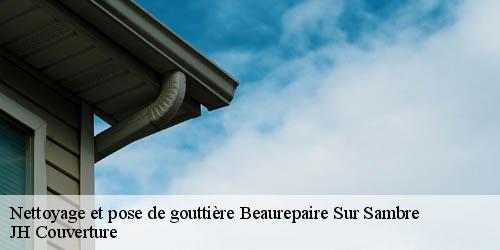 Nettoyage et pose de gouttière beaurepaire-sur-sambre-59550 JH Couverture