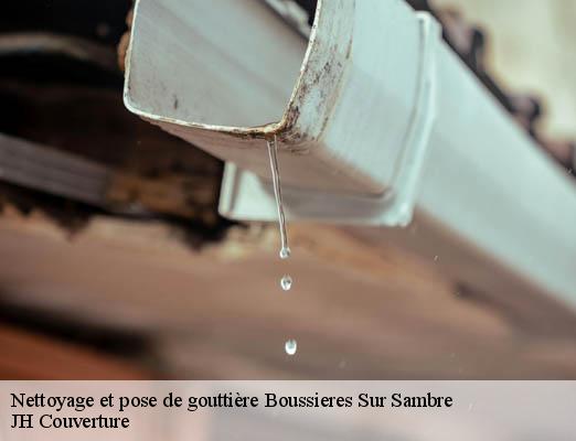 Nettoyage et pose de gouttière boussieres-sur-sambre-59330 JH Couverture