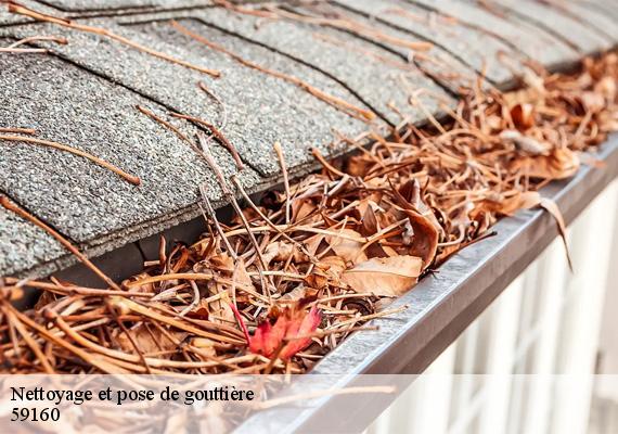 Nettoyage et pose de gouttière  capinghem-59160 Entreprise HKF