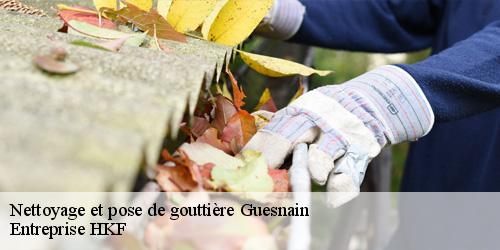 Nettoyage et pose de gouttière guesnain-59287 Entreprise HKF