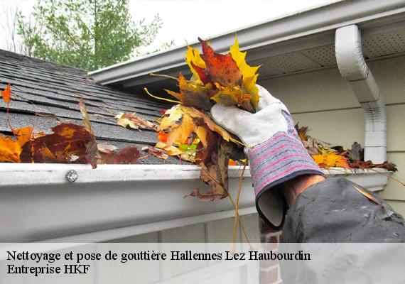 Nettoyage et pose de gouttière hallennes-lez-haubourdin-59320 Entreprise HKF