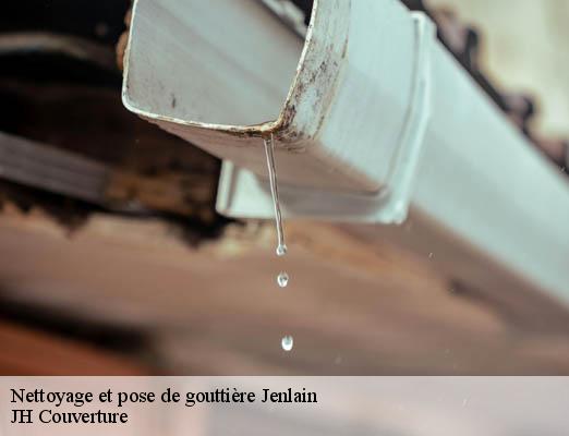 Nettoyage et pose de gouttière jenlain-59144 JH Couverture
