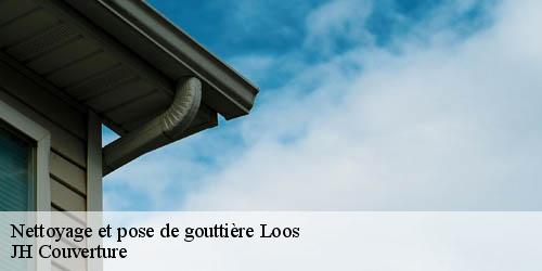 Nettoyage et pose de gouttière loos-59120 JH Couverture