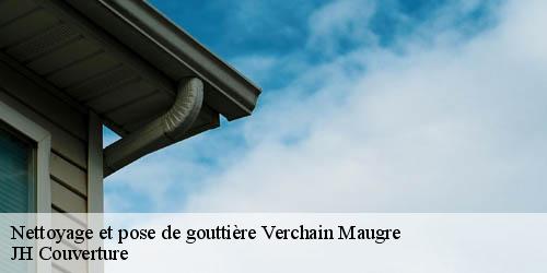 Nettoyage et pose de gouttière verchain-maugre-59227 JH Couverture