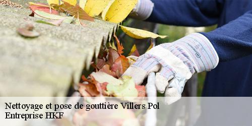 Nettoyage et pose de gouttière  villers-pol-59530 Entreprise HKF