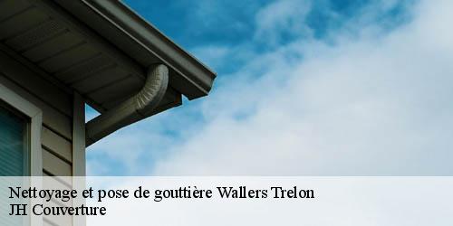 Nettoyage et pose de gouttière wallers-trelon-59132 JH Couverture