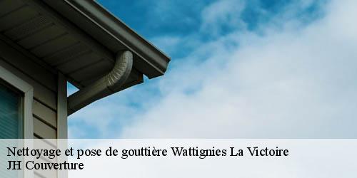 Nettoyage et pose de gouttière wattignies-la-victoire-59680 JH Couverture