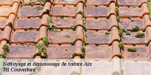 Nettoyage et démoussage de toiture aix-59310 JH Couverture