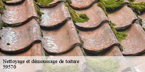 Nettoyage et démoussage de toiture bettrechies-59570 JH Couverture