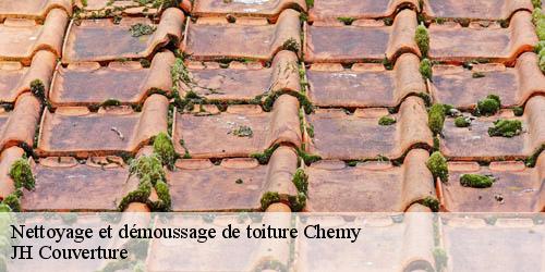 Nettoyage et démoussage de toiture chemy-59147 JH Couverture
