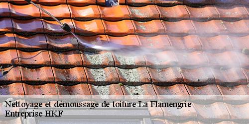 Nettoyage et démoussage de toiture la-flamengrie-59570 Entreprise HKF