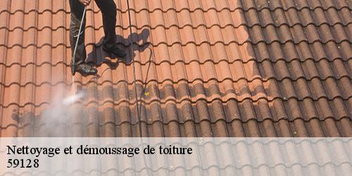 Nettoyage et démoussage de toiture  flers-en-escrebieux-59128 Entreprise HKF
