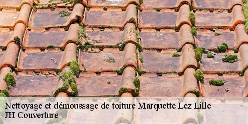 Nettoyage et démoussage de toiture marquette-lez-lille-59520 JH Couverture