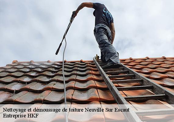 Nettoyage et démoussage de toiture  neuville-sur-escaut-59293 Entreprise HKF