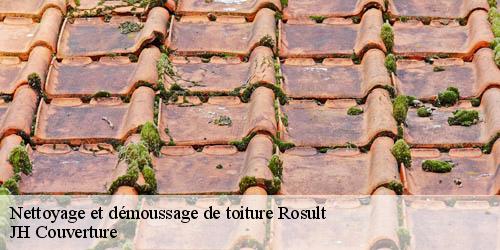 Nettoyage et démoussage de toiture rosult-59230 JH Couverture