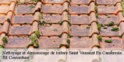 Nettoyage et démoussage de toiture  saint-vaasaint-en-cambresis-59188 JH Couverture