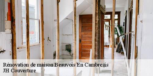 Rénovation de maison  beauvois-en-cambresis-59157 JH Couverture