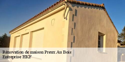 Rénovation de maison preux-au-bois-59288 Entreprise HKF