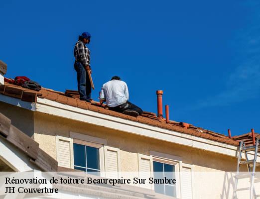 Rénovation de toiture beaurepaire-sur-sambre-59550 JH Couverture