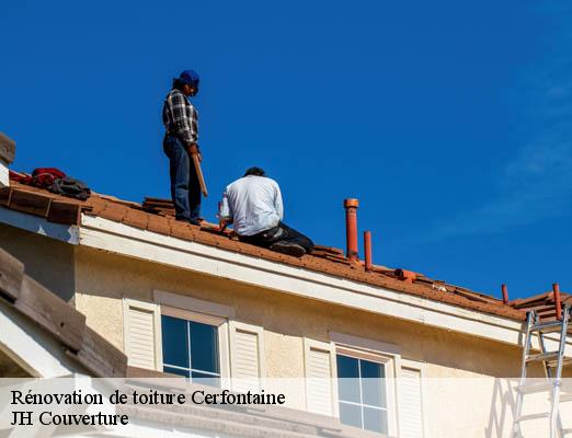 Rénovation de toiture cerfontaine-59680 JH Couverture